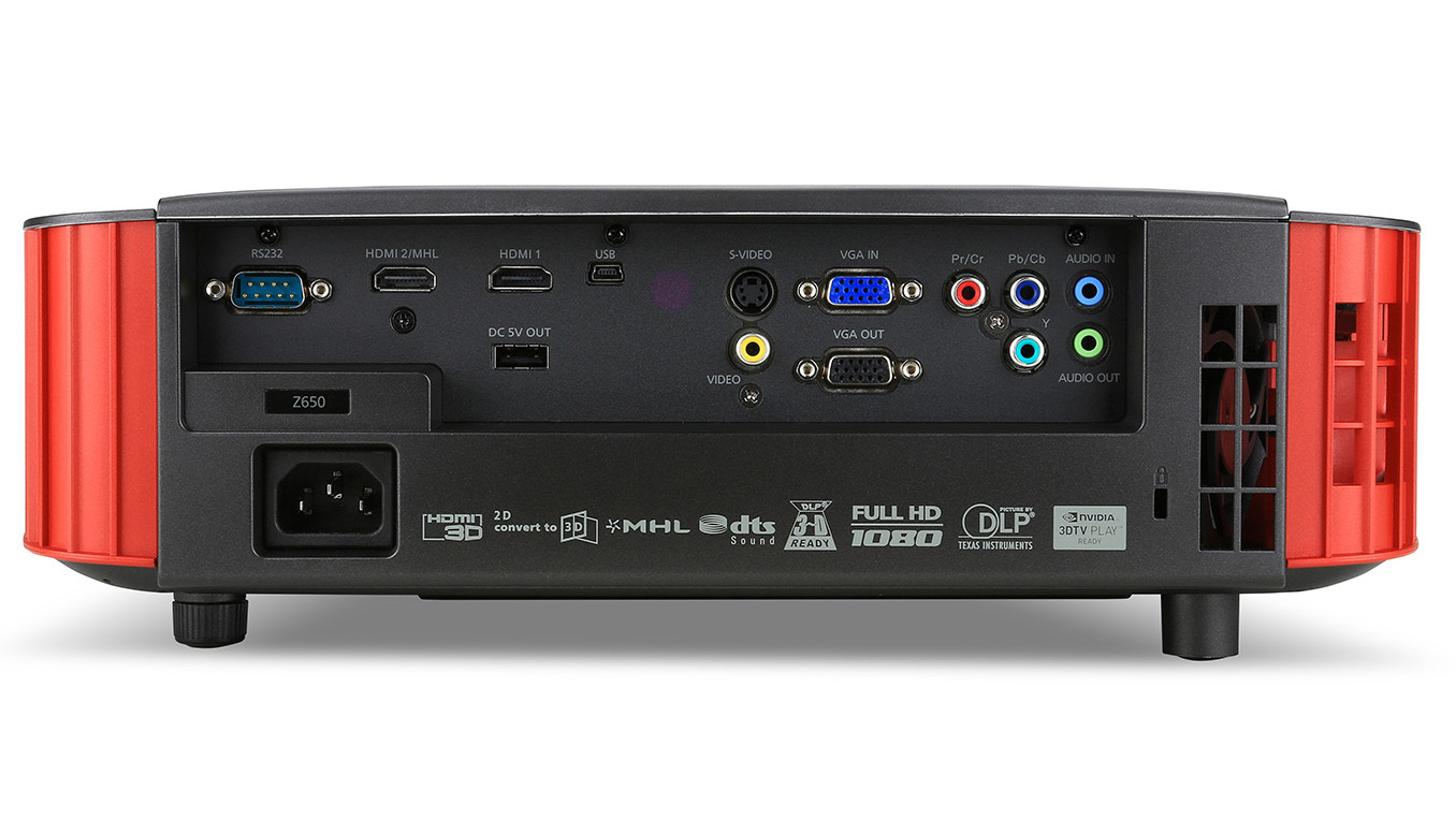 Acer PREDATOR Z650 / Gaming DLP / UHP / FullHD / 2200 Lm / MR.JMS11.001 / Black