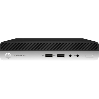 HP ProDesk 400 G5 Desktop Mini / i3-9100T / 4GB DDR4 / 128GB SSD / USB Business Keyboard & Mouse / Windows 10 PRO / 7EM39EA#ACB / Black