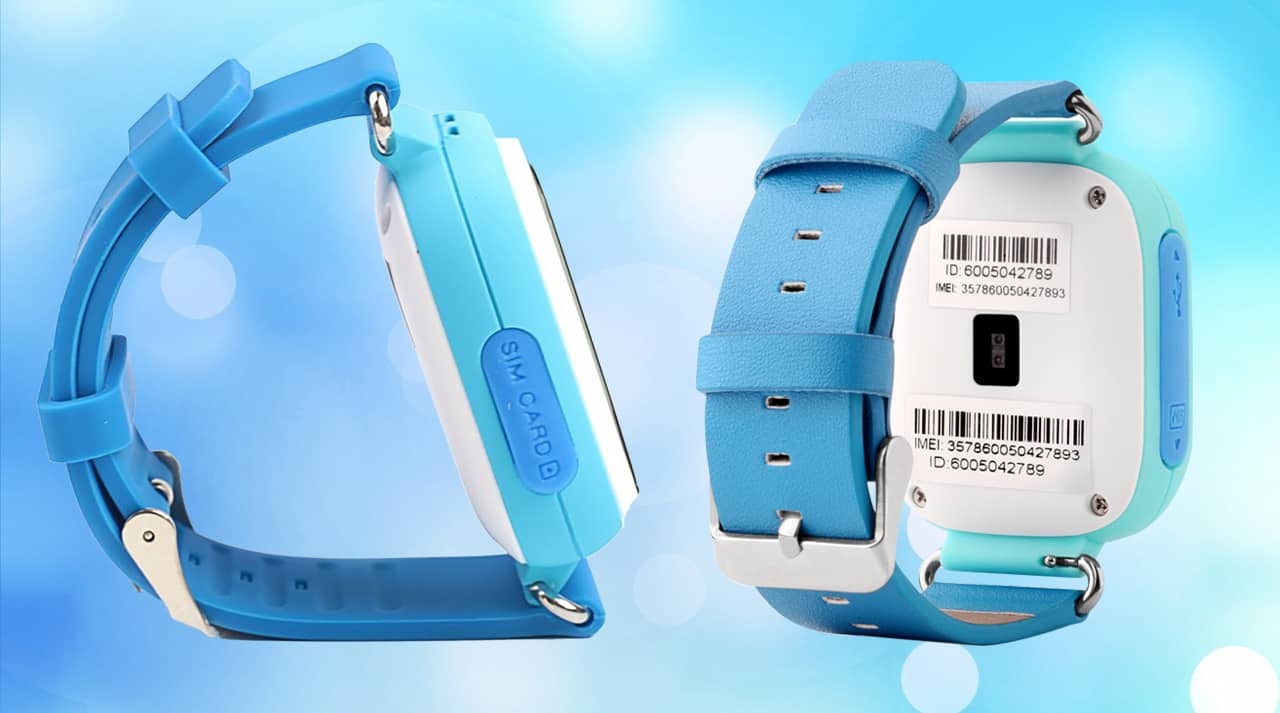 Smart Baby Watch Q80 Cyan