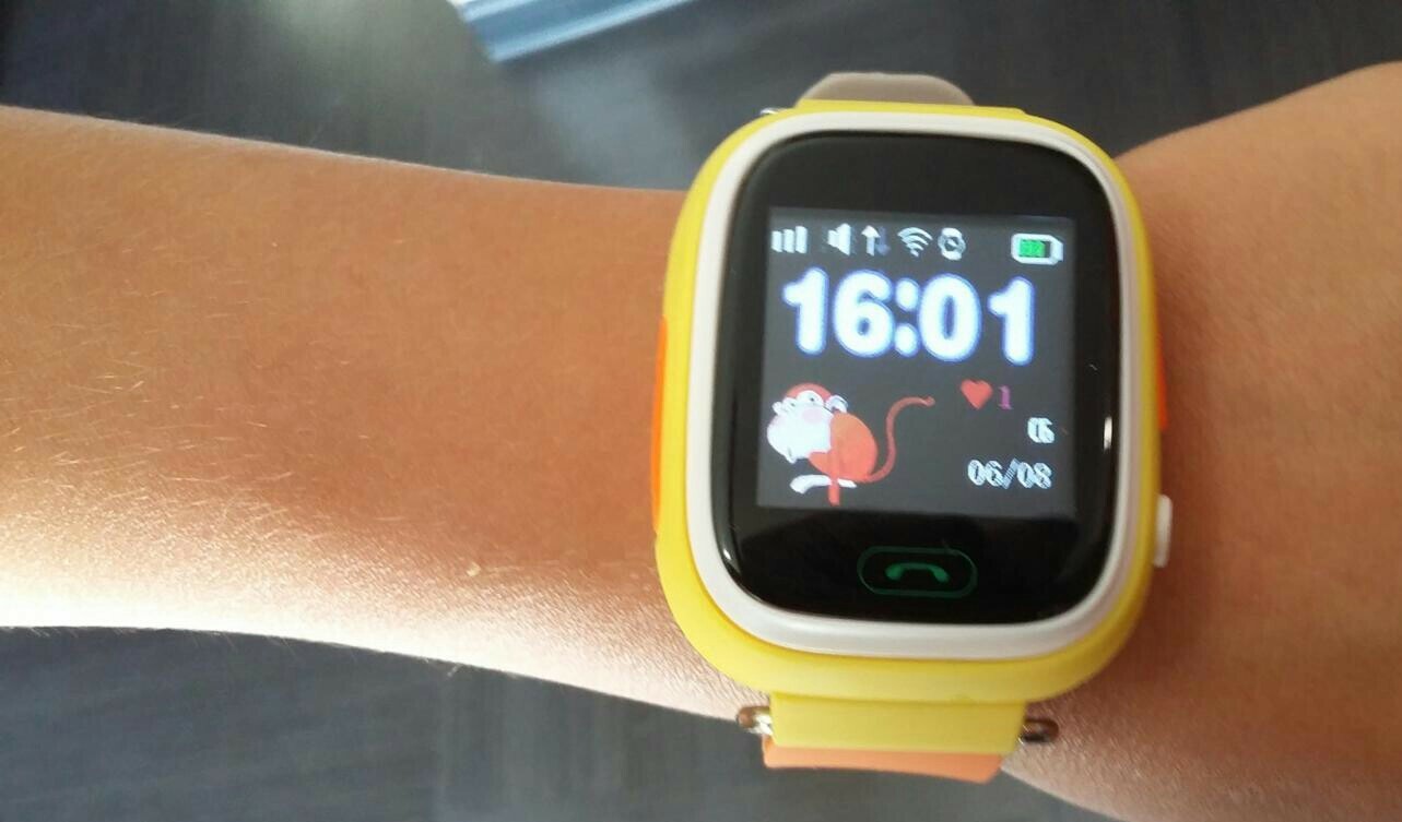 Smart Baby Watch Q80 Orange