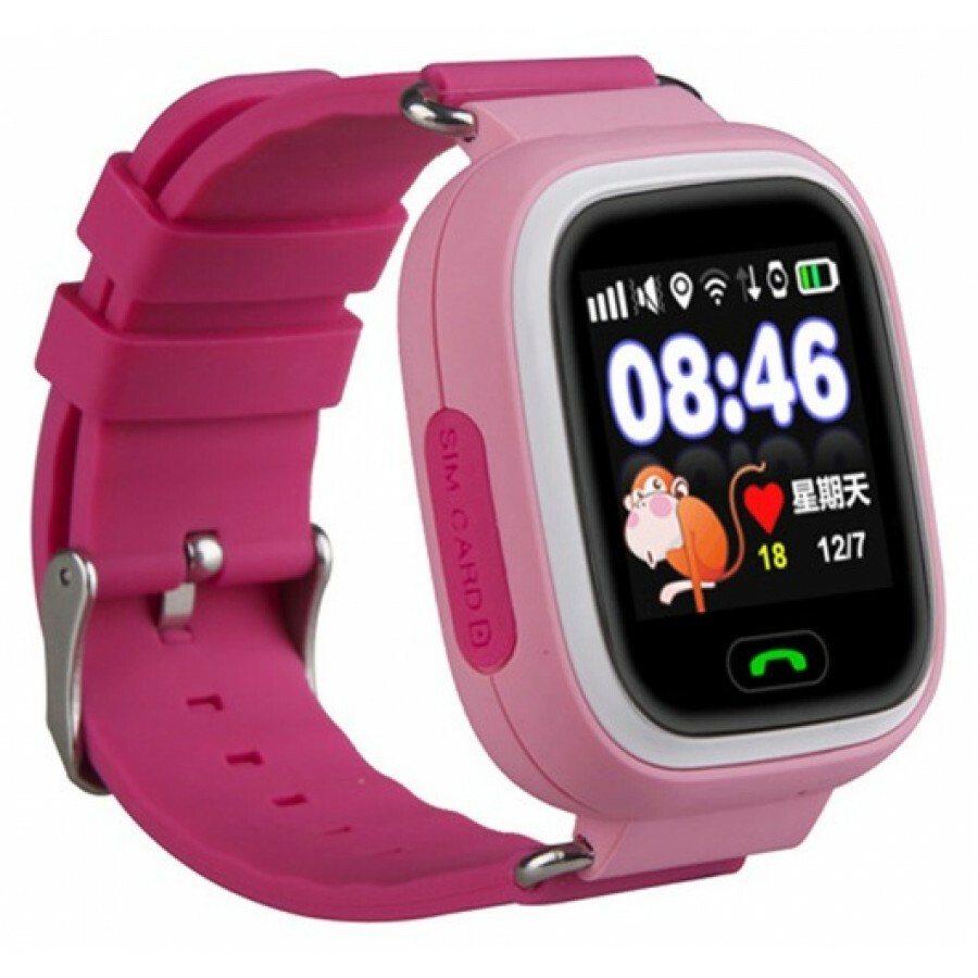 Smart Baby Watch Q80 Pink