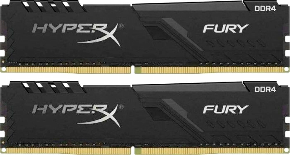 KIT RAM Kingston HyperX FURY HX432C16FB3K2/64 / 2x32Gb / DDR4 / 3200 / CL16 / 1.2V / Black
