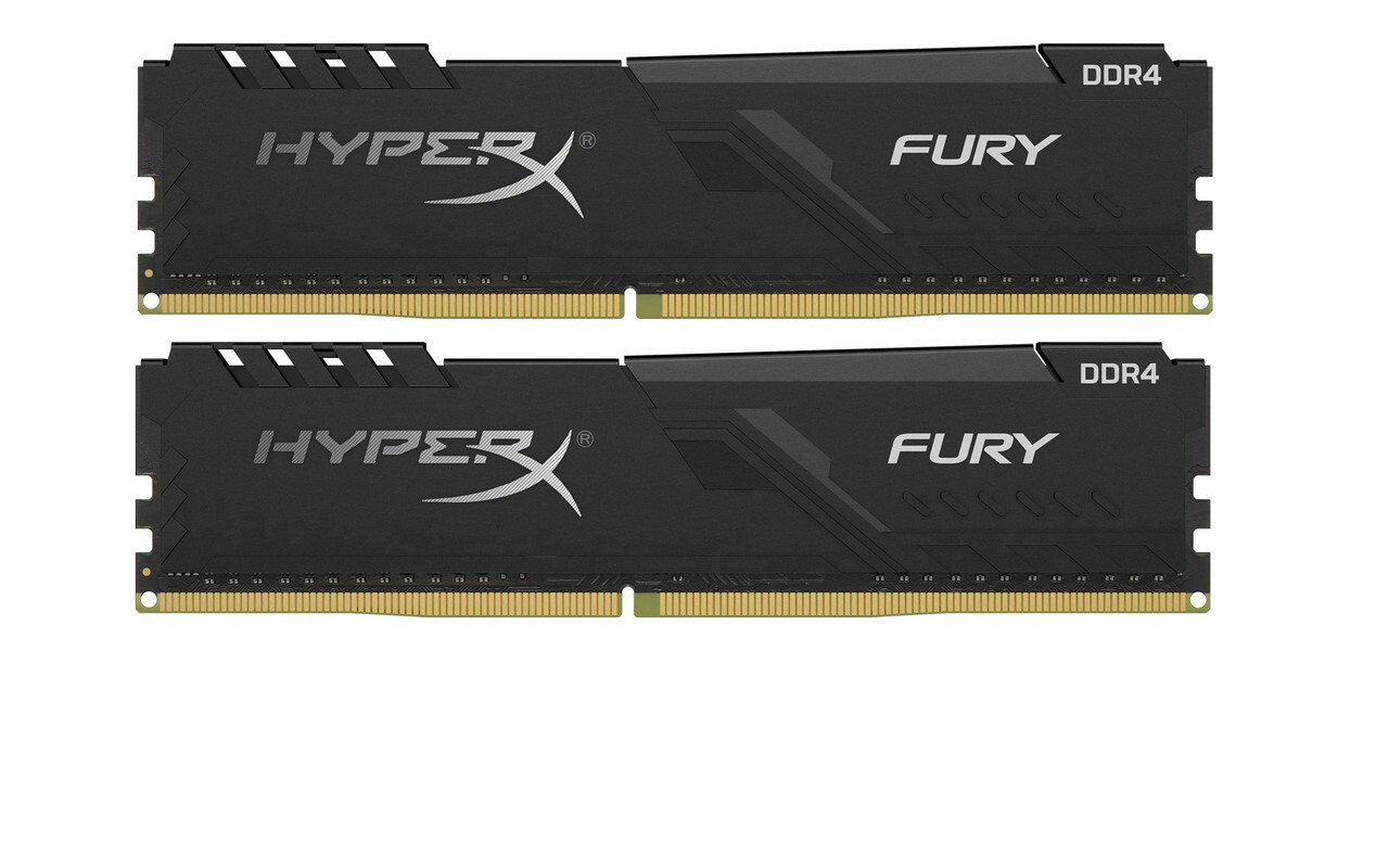 KIT RAM Kingston HyperX FURY HX426C16FB3K2/64 / 2x32GB / DDR4 / 2666 / PC21300 / CL16 / 1.2V / Black