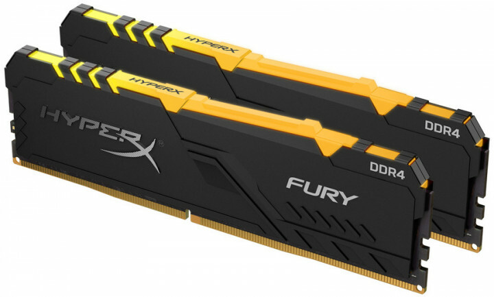 Kingston HyperX FURY RGB HX437C19FB3AK2/16 / 2*8GB DDR4-3733 /