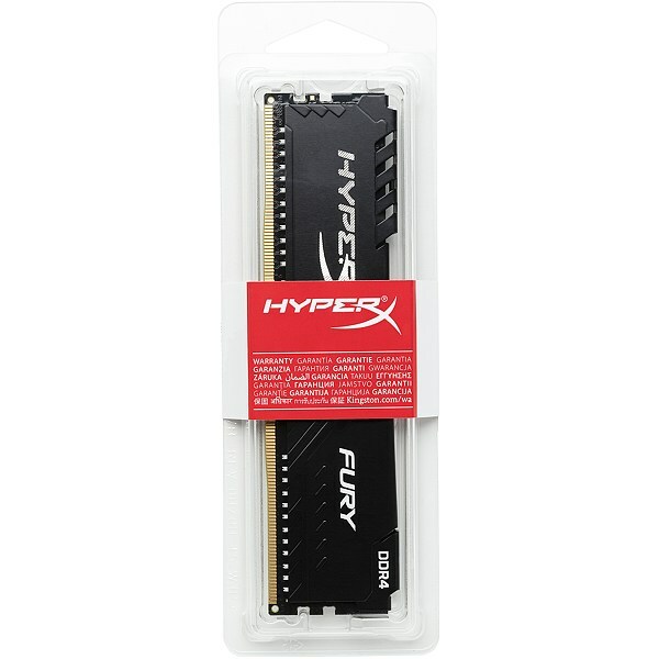 Kingston HyperX FURY HX437C19FB3/16 / 16GB DDR4 3733 / Black