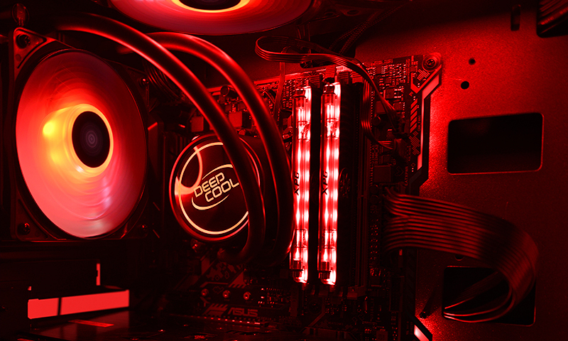 Deepcool GAMMAXX L120T Liquid Cooler / Red
