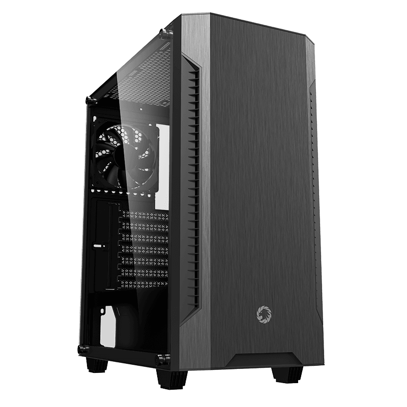 GameMax Fortress TG / ATX / no PSU / Black