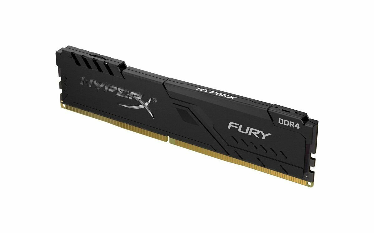 Kingston HyperX FURY HX424C15FB3/4 / 4GB / DDR4 / 2400 / PC19200 / CL15 / 1.2V / Black