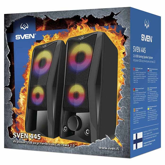 SVEN 445 / 2.0 6W / Black