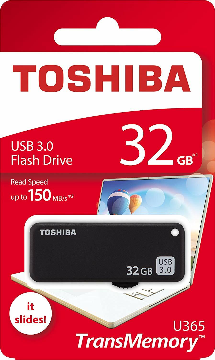 Toshiba TransMemory U365 / 32GB USB3.0 / THN-U365K0320E4 / Black
