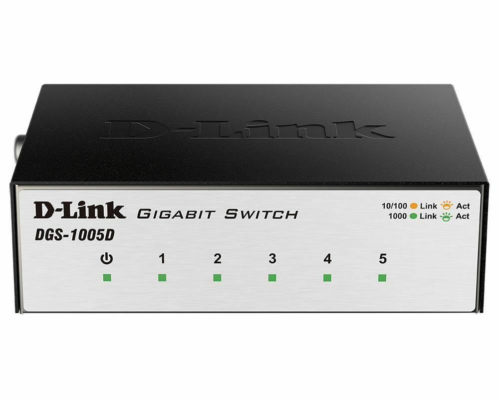 D-link DGS-1005D/I3A L2 Unmanaged Switch Metal