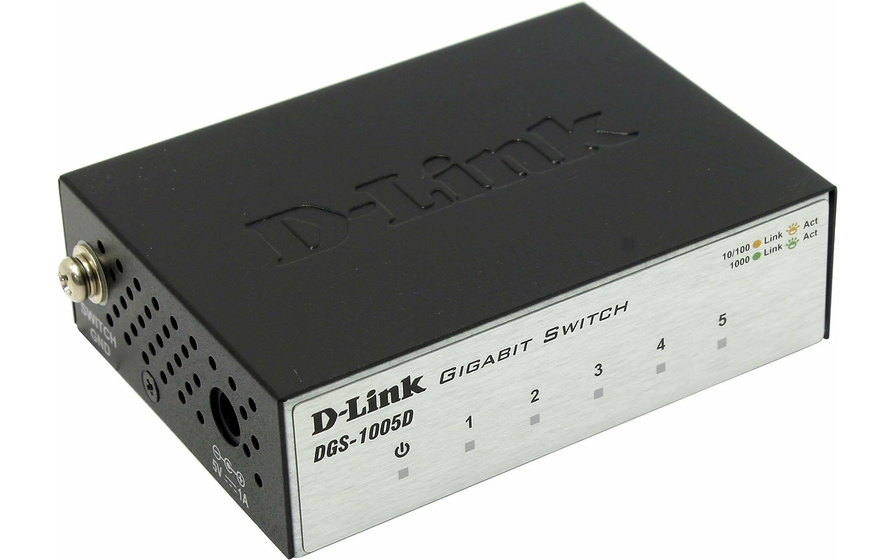 D-link DGS-1005D/I3A L2 Unmanaged Switch Metal