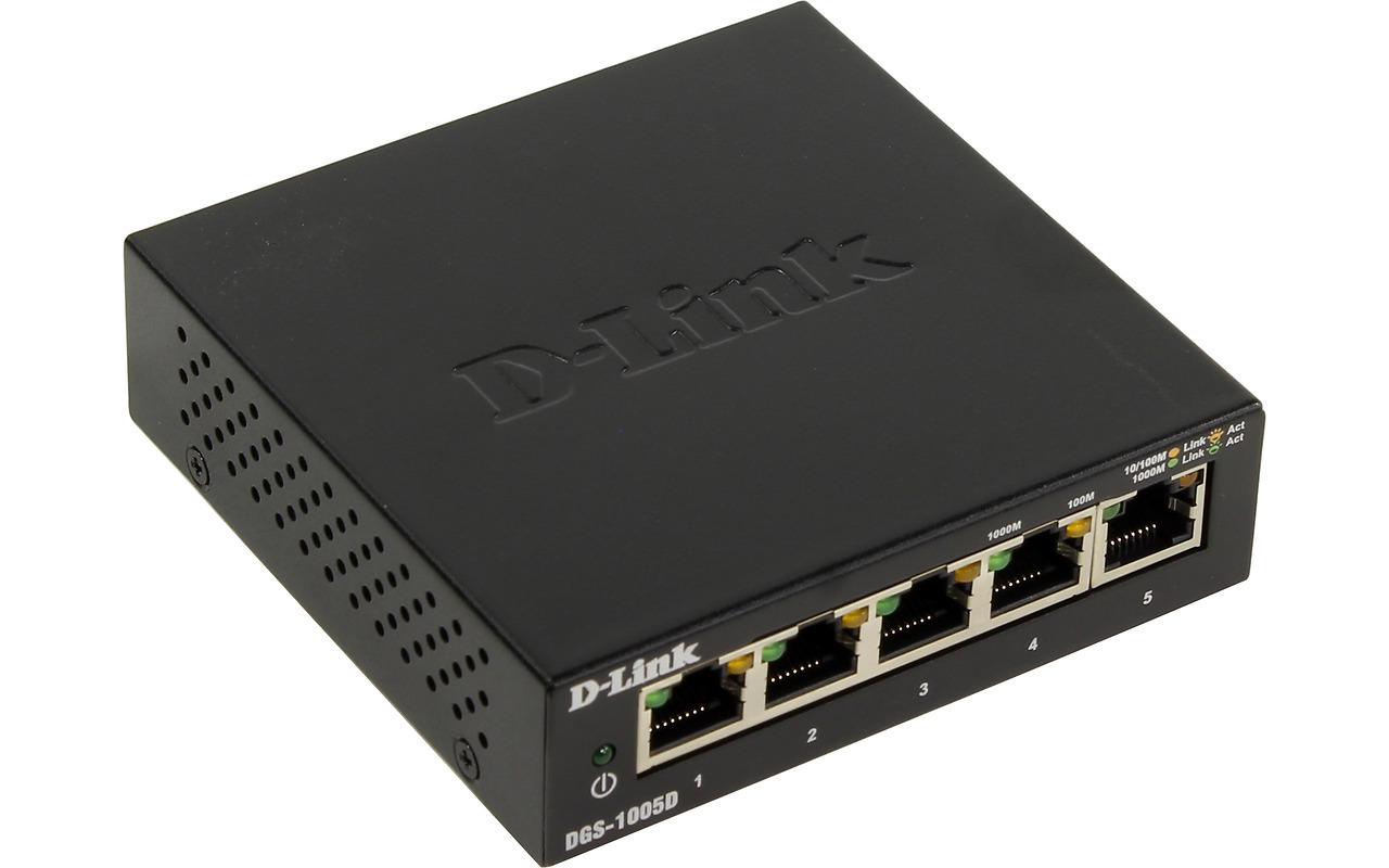 D-link DGS-1005D/I3A L2 Unmanaged Switch Metal