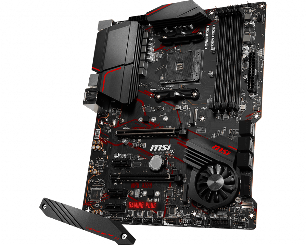 MSI MPG X570 GAMING PLUS / Socket AM4 AMD X570 Dual 4xDDR4-4400+ ATX