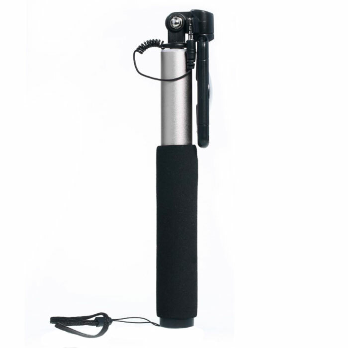 Remax wired Selfie stick P5 / Silver