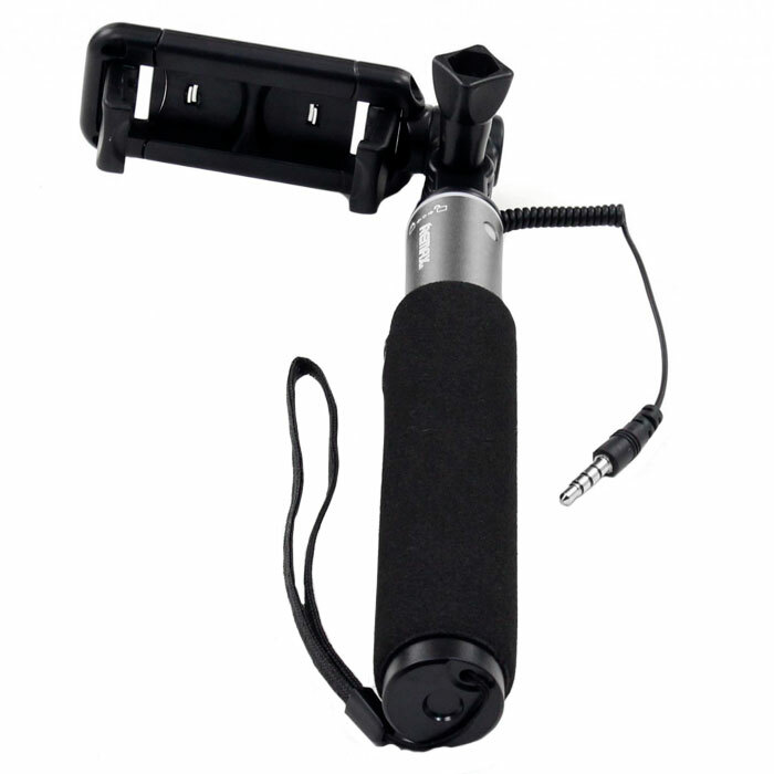 Remax wired Selfie stick P5 / Silver