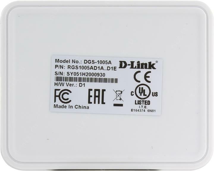 D-link DGS-1005A/E1A L2 Unmanaged Switch White