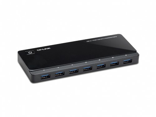 USB 3.0 Hub TP-LINK UH720 / 7 Ports + 2 Charging Ports / External power adapter / Black