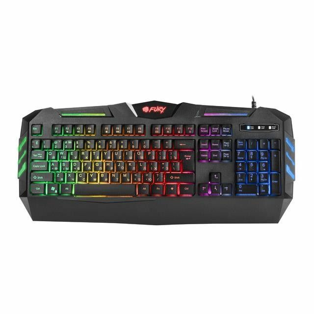 KIT FURY Combo Thunderstreak / Keyboard + Mouse + Mouse Pad + Headset / Russian
