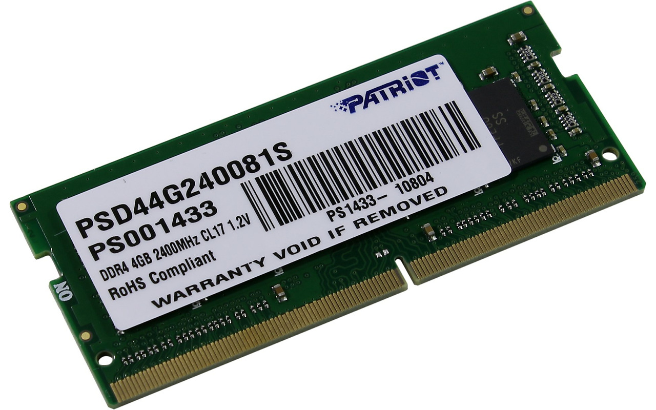 Patriot Signature Line PSD44G240081S / 4GB DDR4 2400 SODIMM
