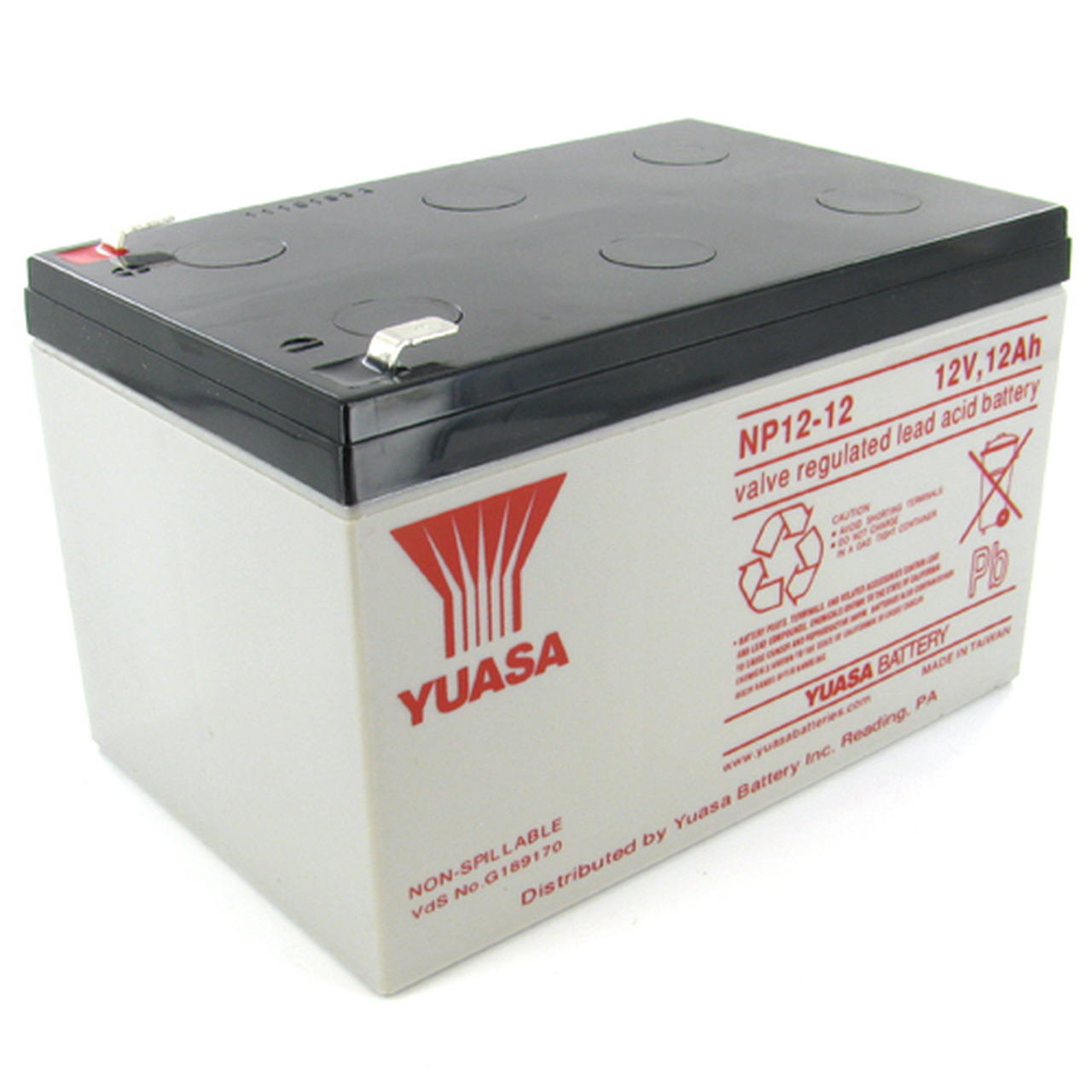 Yuasa NP12-12 / 12V / 12AH