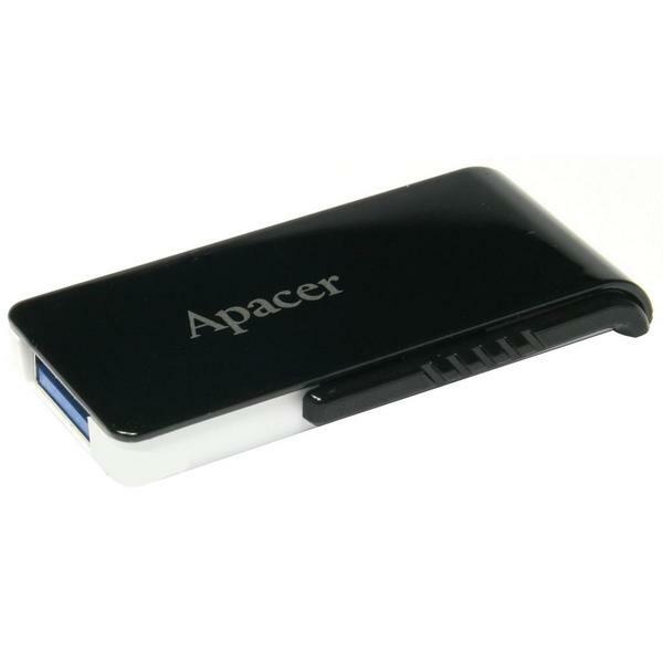 Apacer AH350 16GB USB3.1 Flash Drive AP16GAH350 / Black