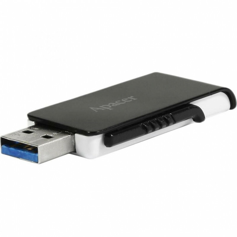Apacer AH350 16GB USB3.1 Flash Drive AP16GAH350 / Black
