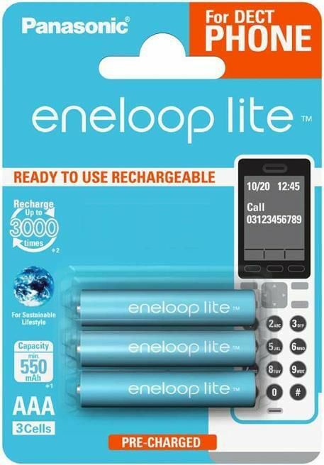 Eneloop Lite 550mAh AAA BK-4LCCE/3DE