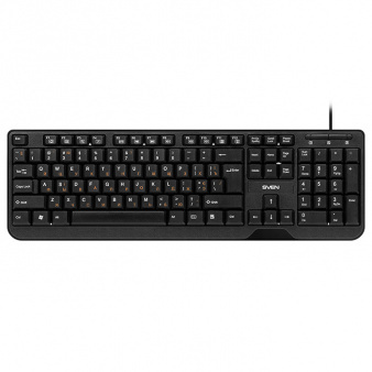 KIT Sven KB-S330C / Keyboard & Mouse / Splash proof / Black