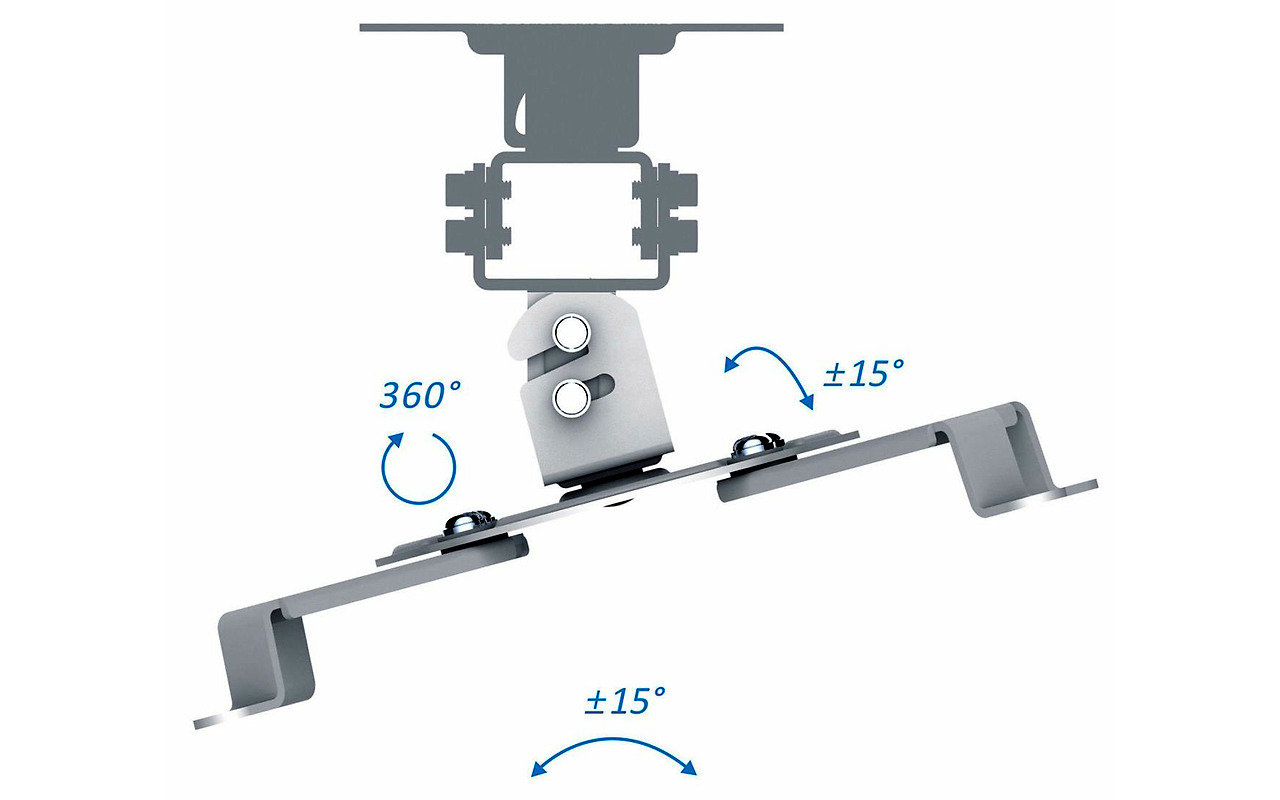 PureMounts PM-SPIDER-10W Suspension Bracket for Projector White