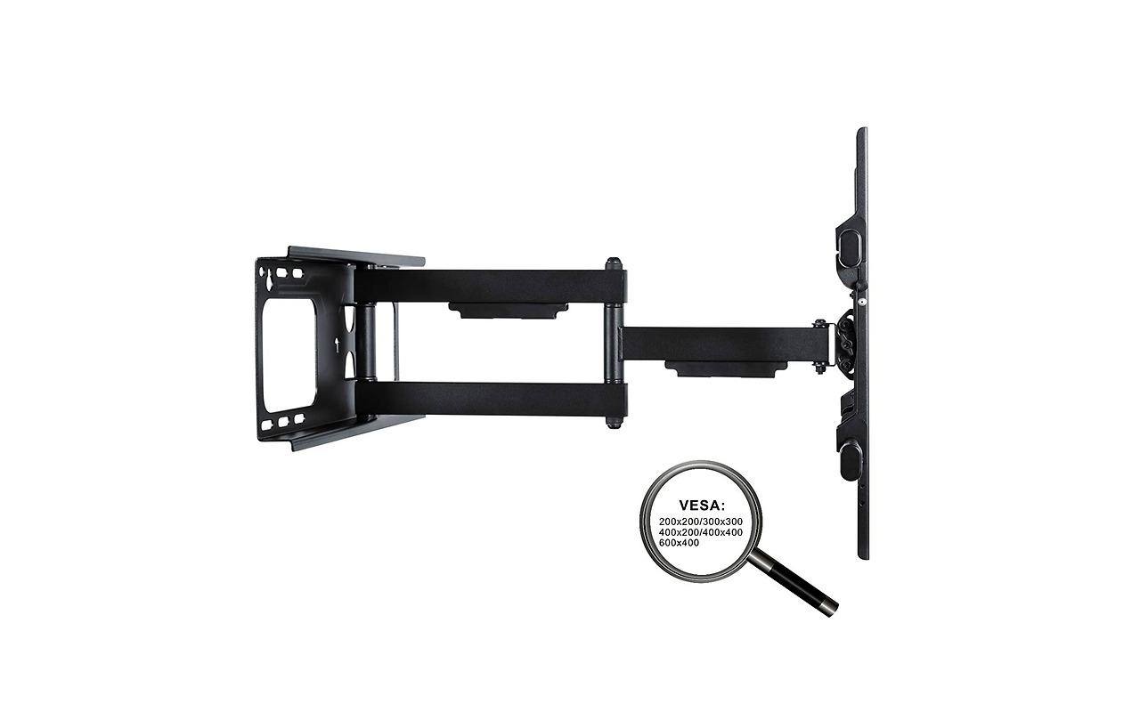 PureMounts FM50-600 TV-Wall Mount for 32-80" Black