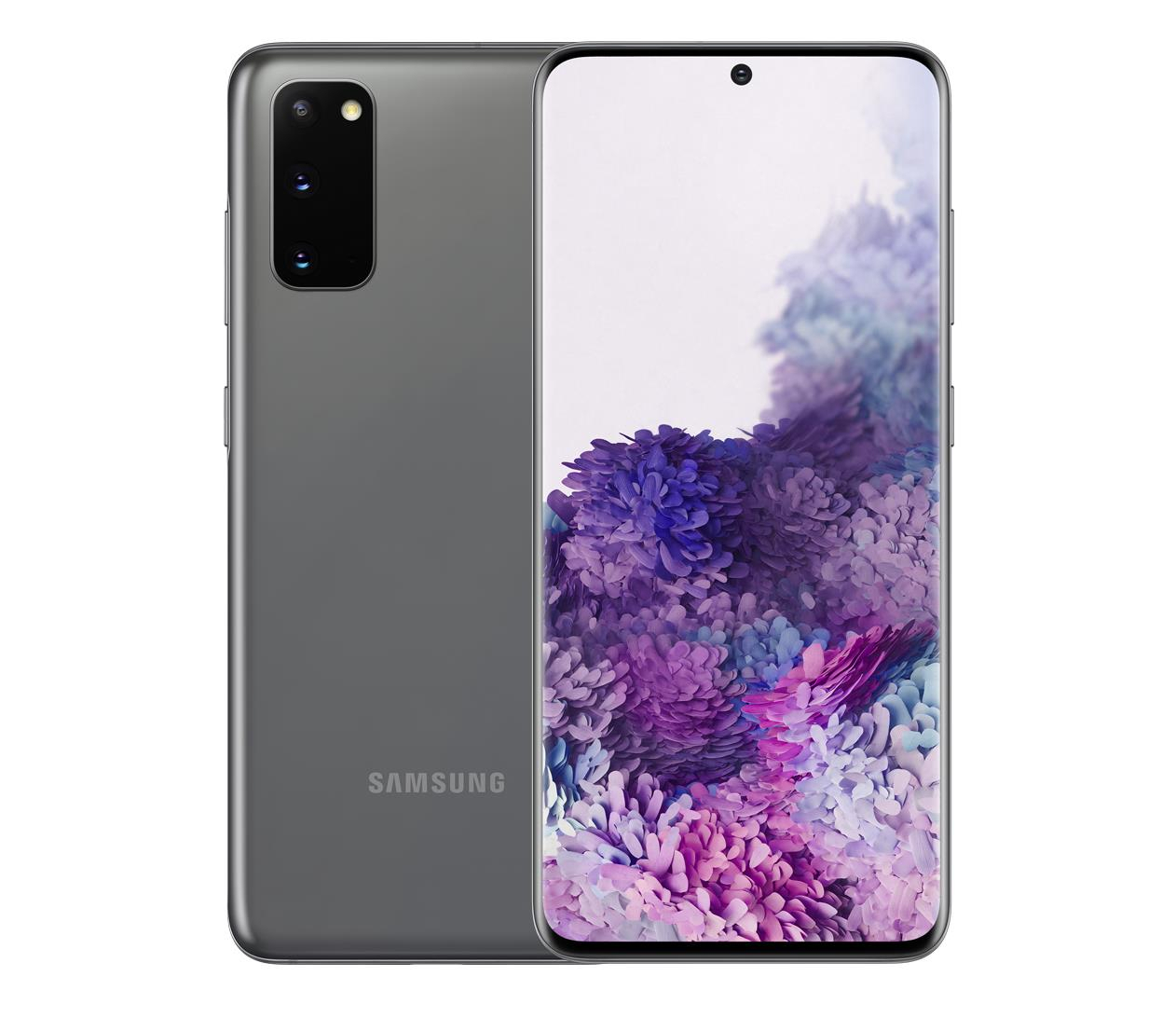 Samsung Galaxy S20 / 6.2" Quad HD+ / Exynos 990 / 8Gb / 128Gb / 4000mAh / G980 / Grey