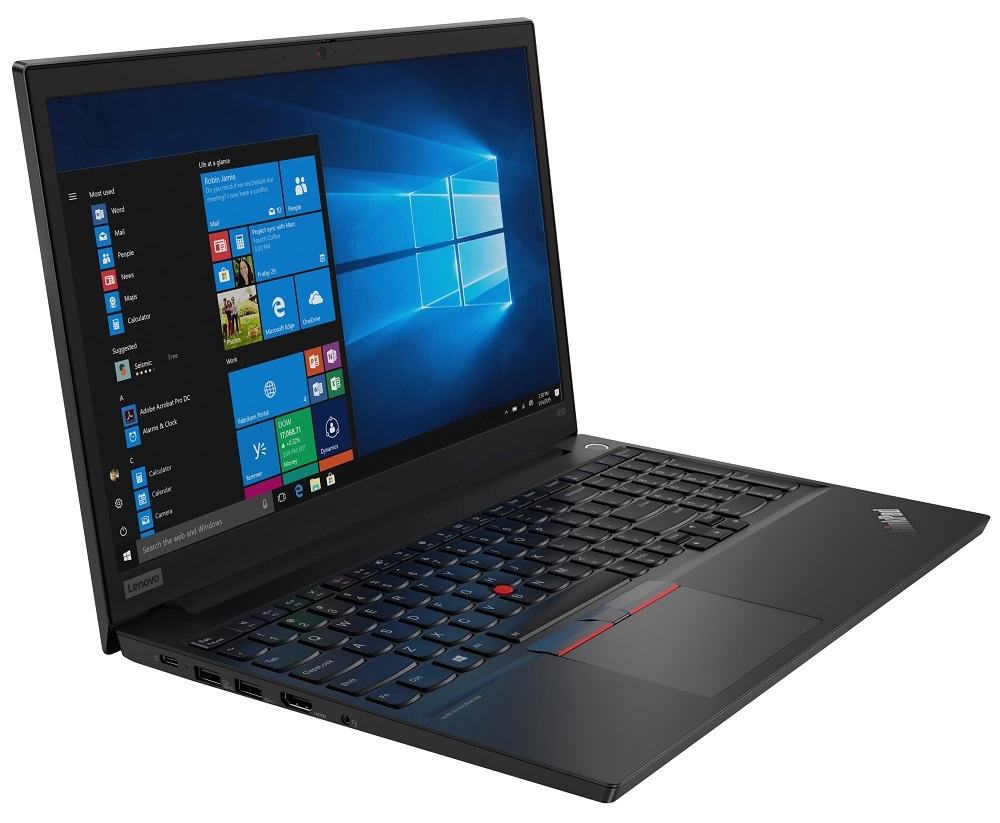 Lenovo ThinkPad E15 / 15.6" IPS FullHD / Intel Core i5-10210U / 8GB DDR4 / 256GB NVMe / Black / Linux DOS
