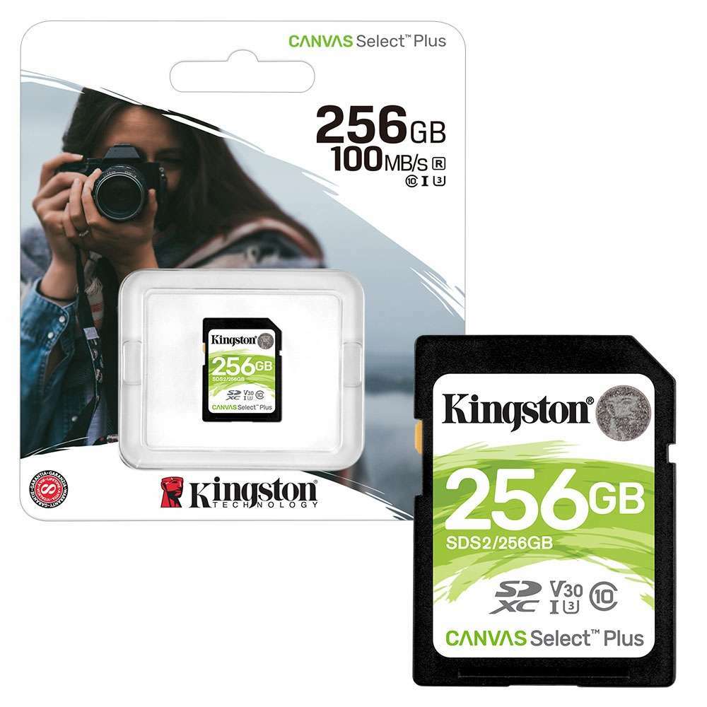 Kingston Canvas Select Plus SDS2/256GB / 256GB SDXC /