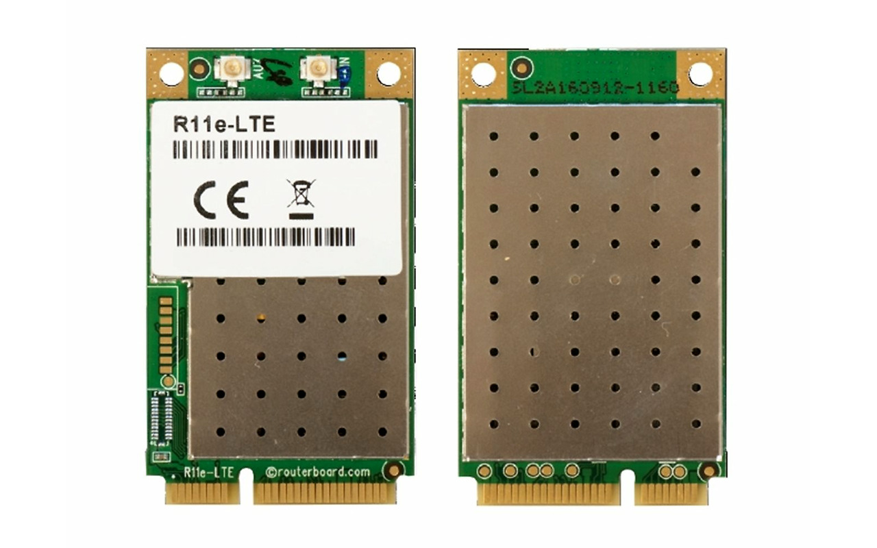 MikroTik R11e-LTE 2G/3G/4G/LTE miniPCI-e card