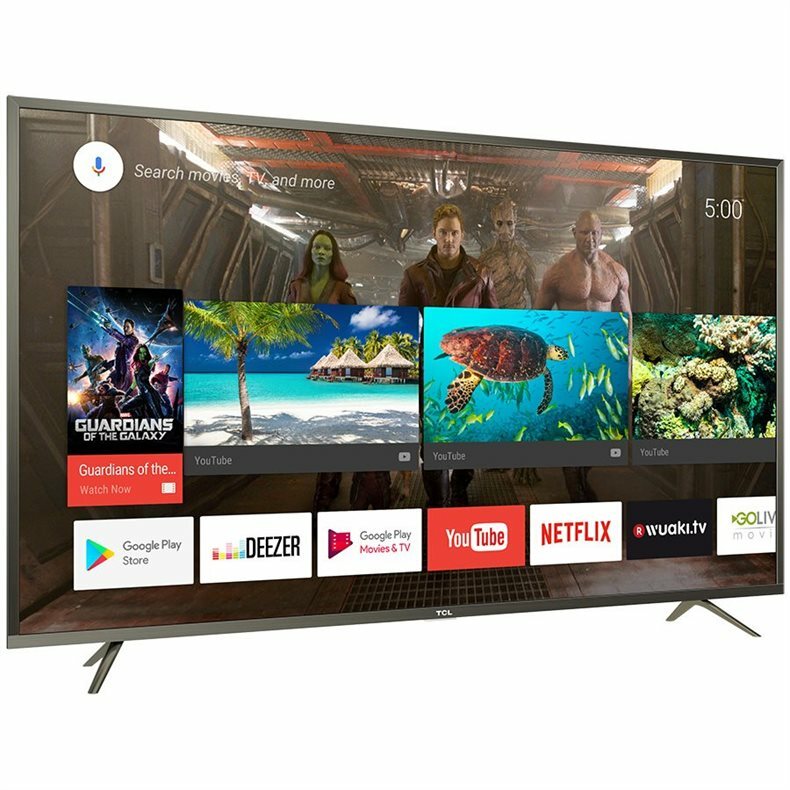 TCL U65P6046 / 65" 4K UHD Smart TV Android TV / Bluetooth / Miracast / Black