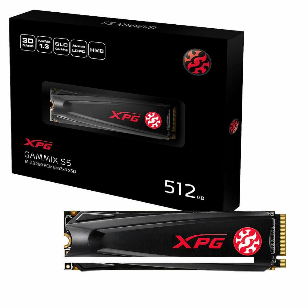 ADATA XPG GAMMIX S5 512GB SSD NVMe M.2