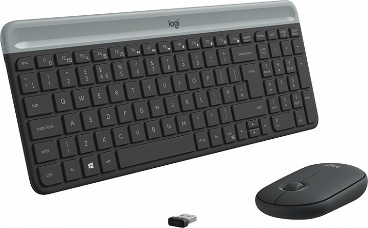 Logitech MK470 Slim / Graphite Russian