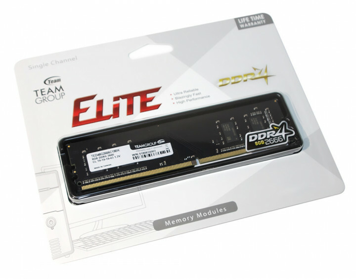 Team Group Elite TED48G2666C1901 / 8GB DDR4 2666MHz