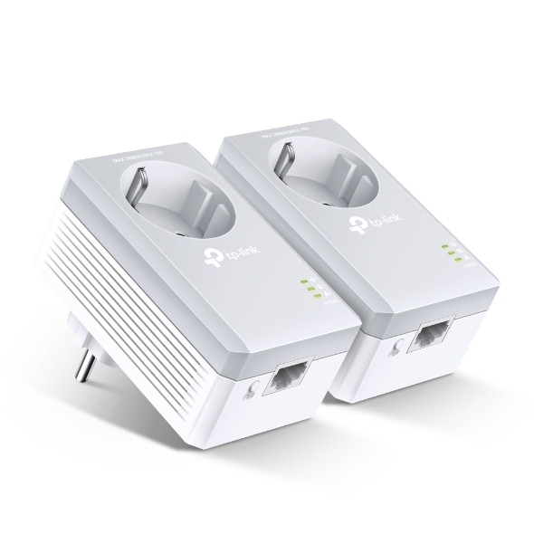 Powerline TP-LINK TL-PA4010P KIT / Dual / AC Pass / 600Mbps /