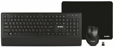 Sven KB-C3800W / Wireless Keyboard & Mouse & Mouse Pad /