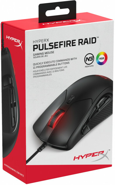 HyperX Pulsefire Raid / HX-MC005B Black