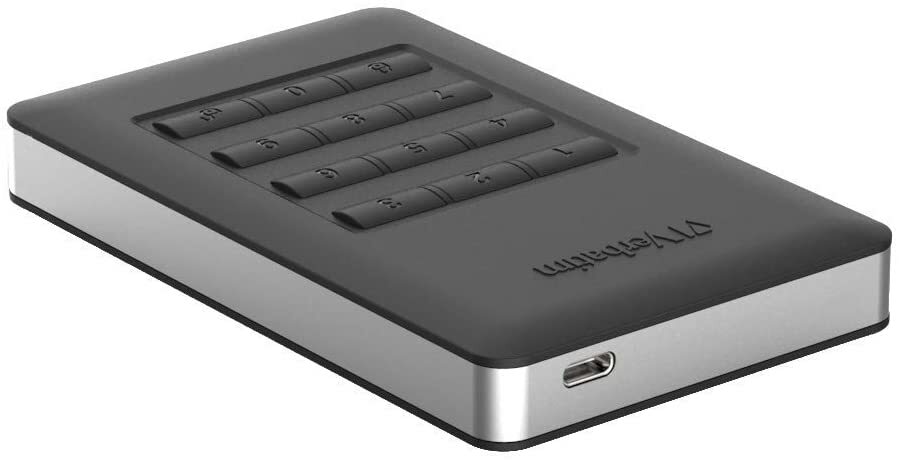 Verbatim Store'n'Go Secure 2.5" 1.0TB USB 3.1 with USB-C Connection 53401