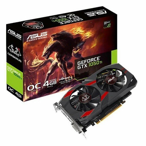 ASUS GeForce GTX1050Ti 4GB GDDR5 Cerberus OC 128 bit