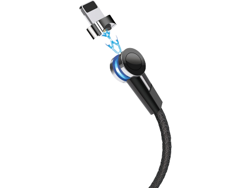 HOCO S8 Magnetic charging cable for Lightning / Black