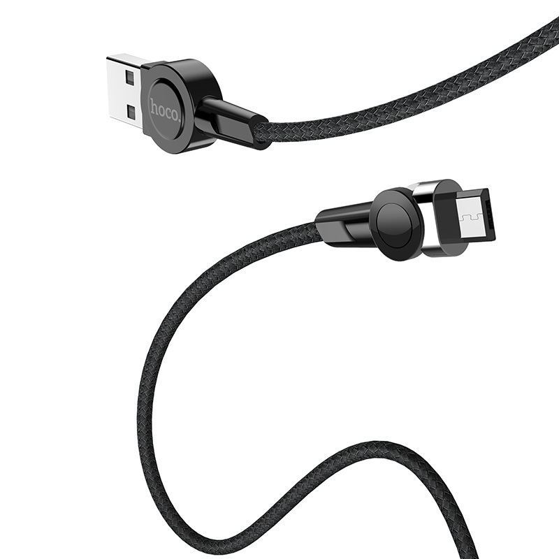 Hoco S8 Magnetic charging cable for MicroUSB / Black
