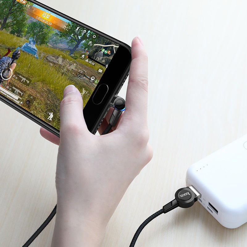 Hoco S8 Magnetic charging cable for MicroUSB / Black