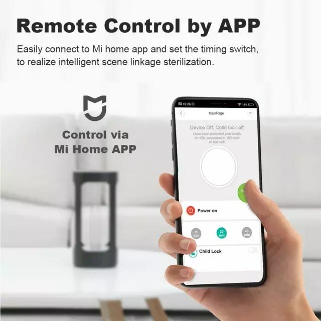 Xiaomi Five UV Desinfection Smart Lamp / Black