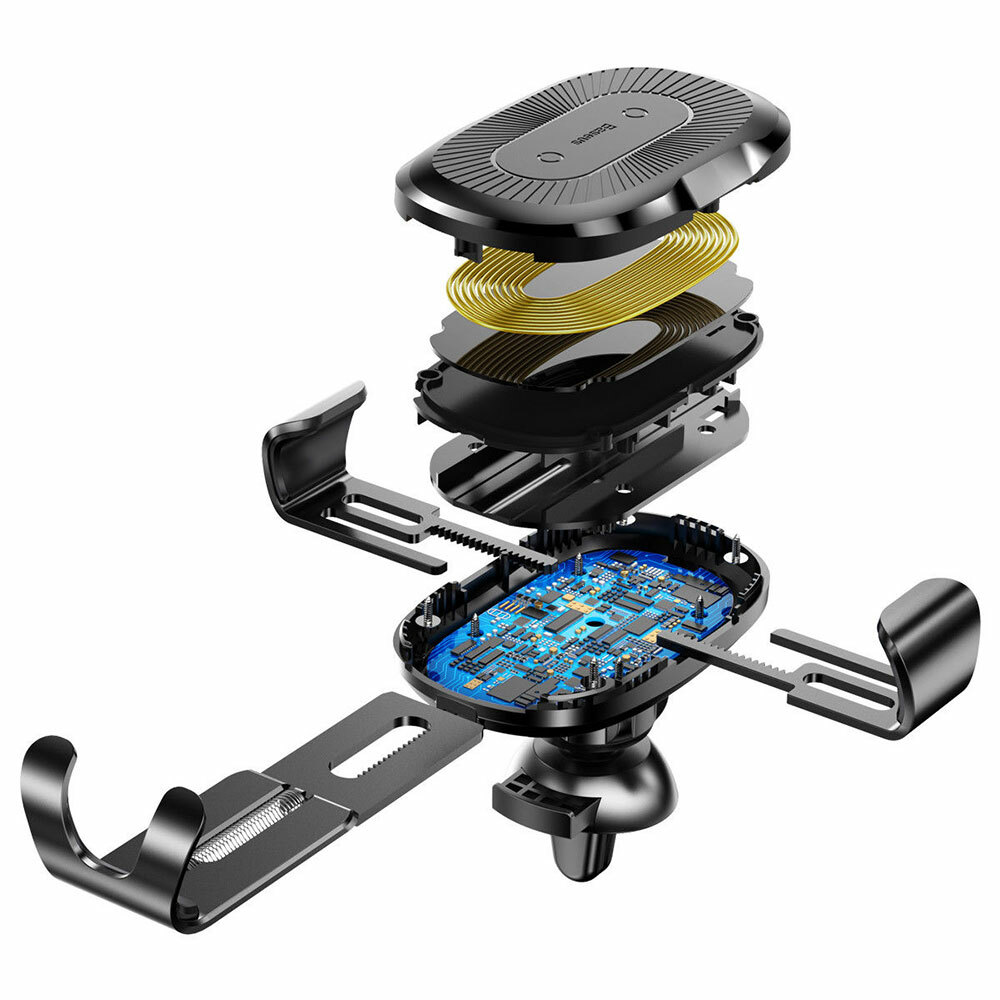 Baseus Wireless Charger Gravity Car Mount WXYL-01 / Black