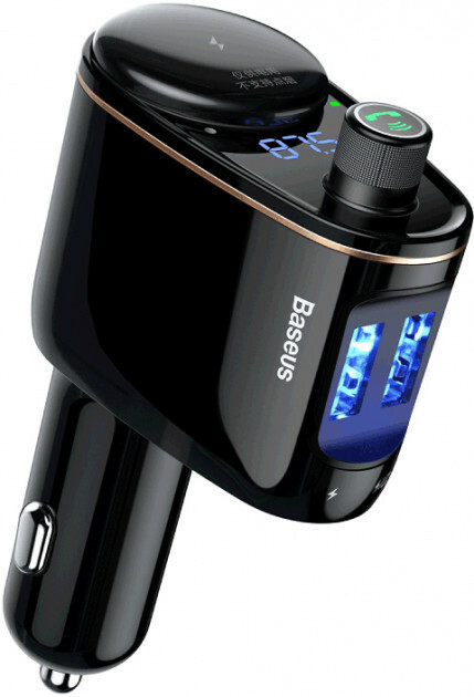 Baseus Locomotive Bluetooth MP3 Vehicle Charger CCALL-RH01 / Black